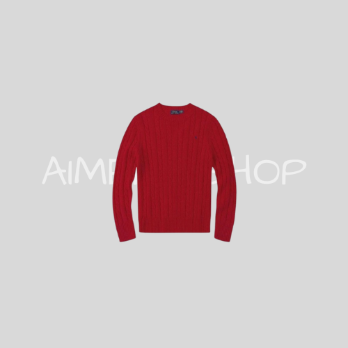 Knitted Ralph Sweater Red