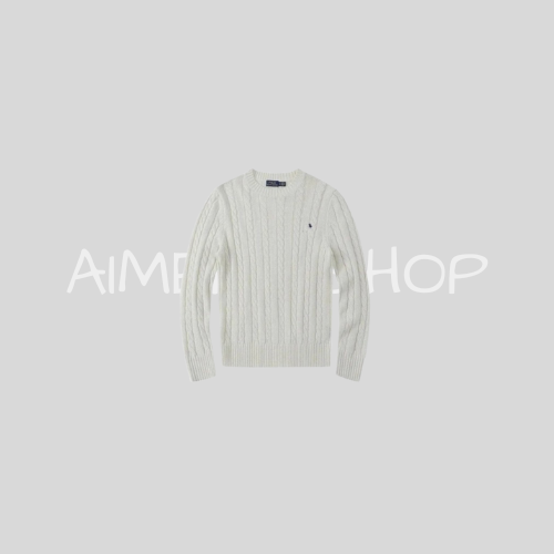 Knitted Ralph Sweater White