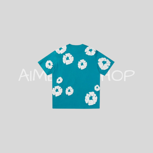 Tears Shirt Light Blue White