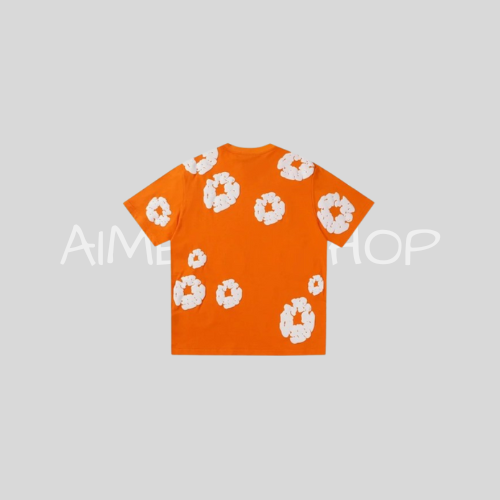 Tears Shirt Orange White