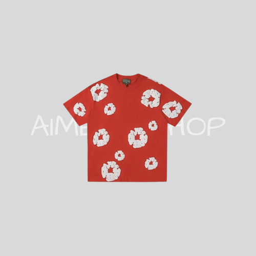 Tears Shirt Red White