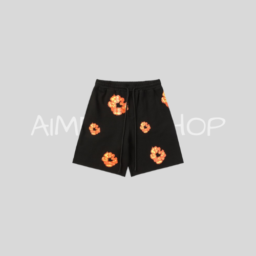 Tears Short's Black Orange