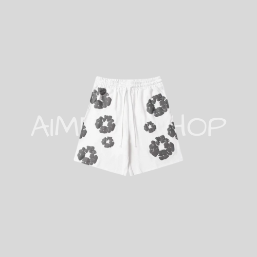 Tears Short's White Grey