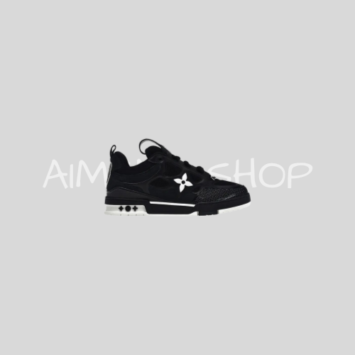 Skate Sneaker Black White