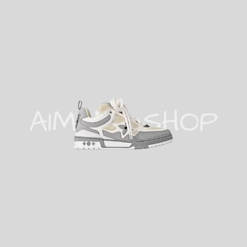 Skate Sneaker Grey White