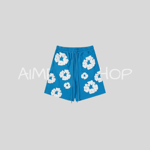 Tears Short's Light Blue White